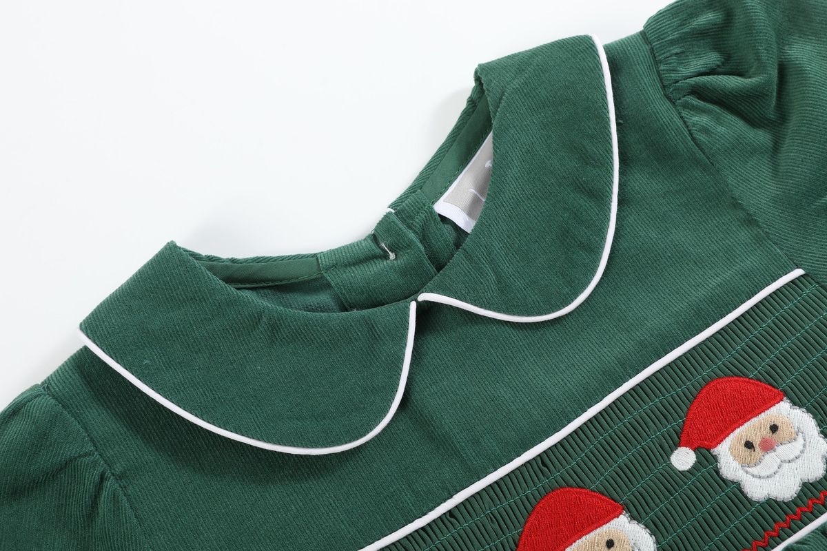 Santa Smocked Dress