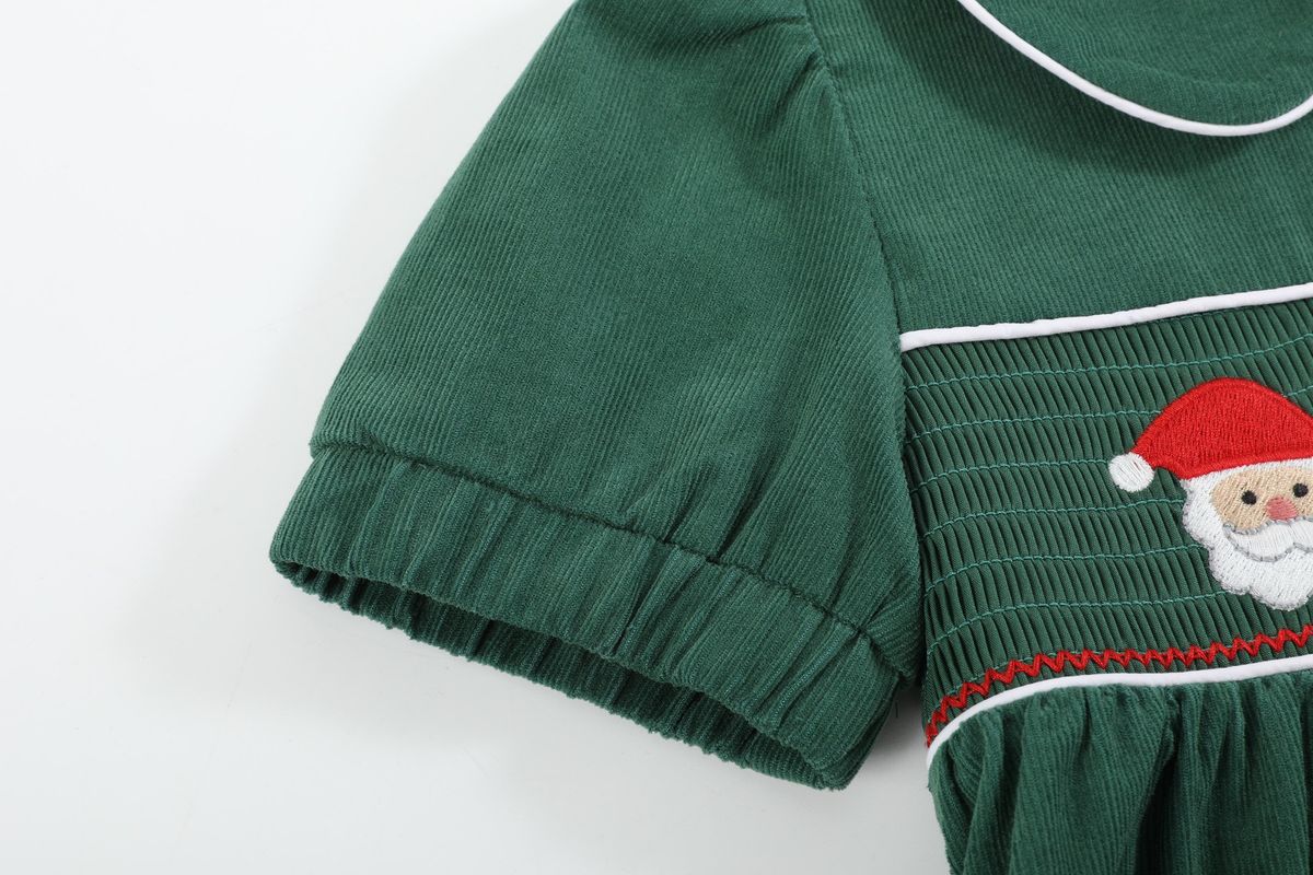 Santa Smocked Dress