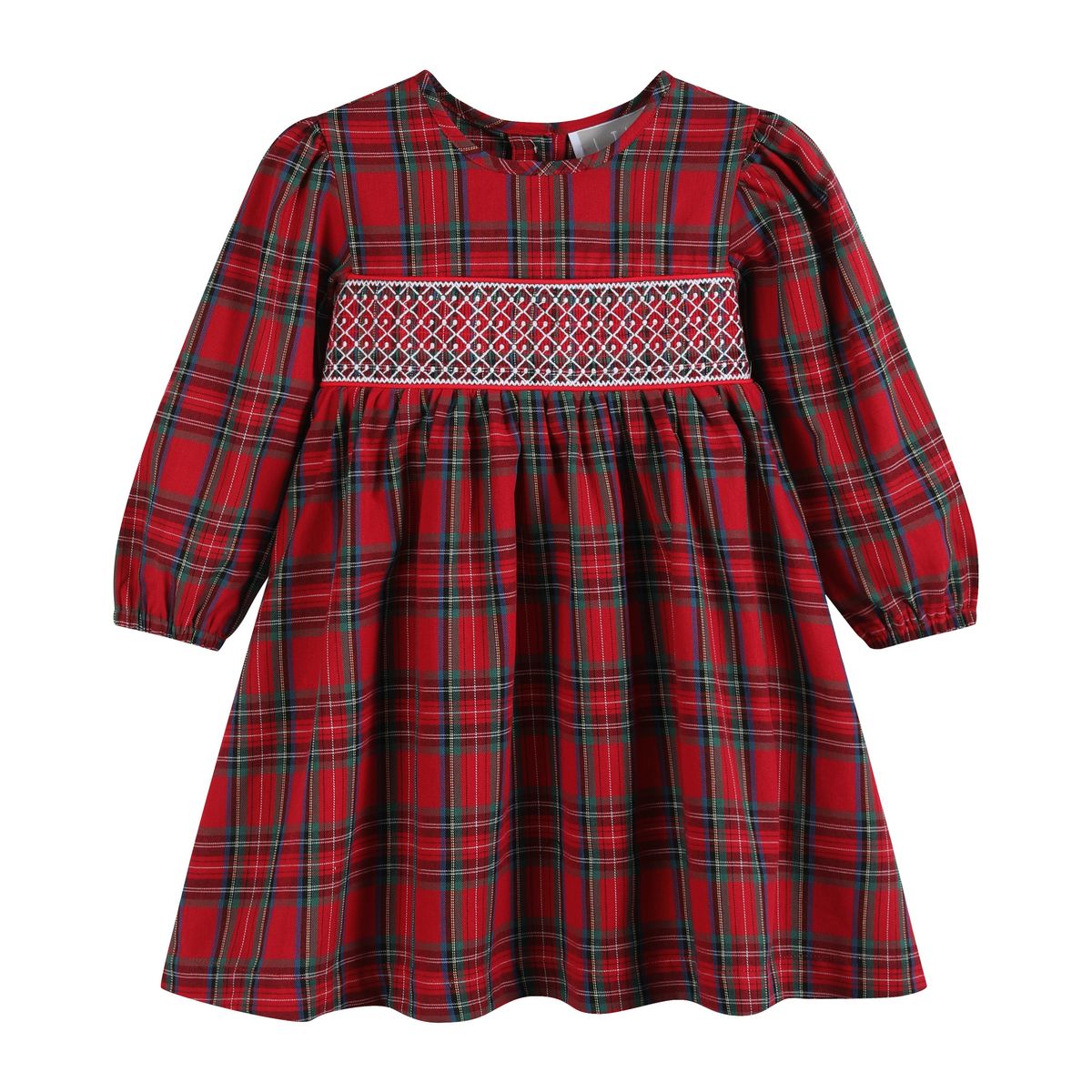 Plaid Smocked Christmas Dress