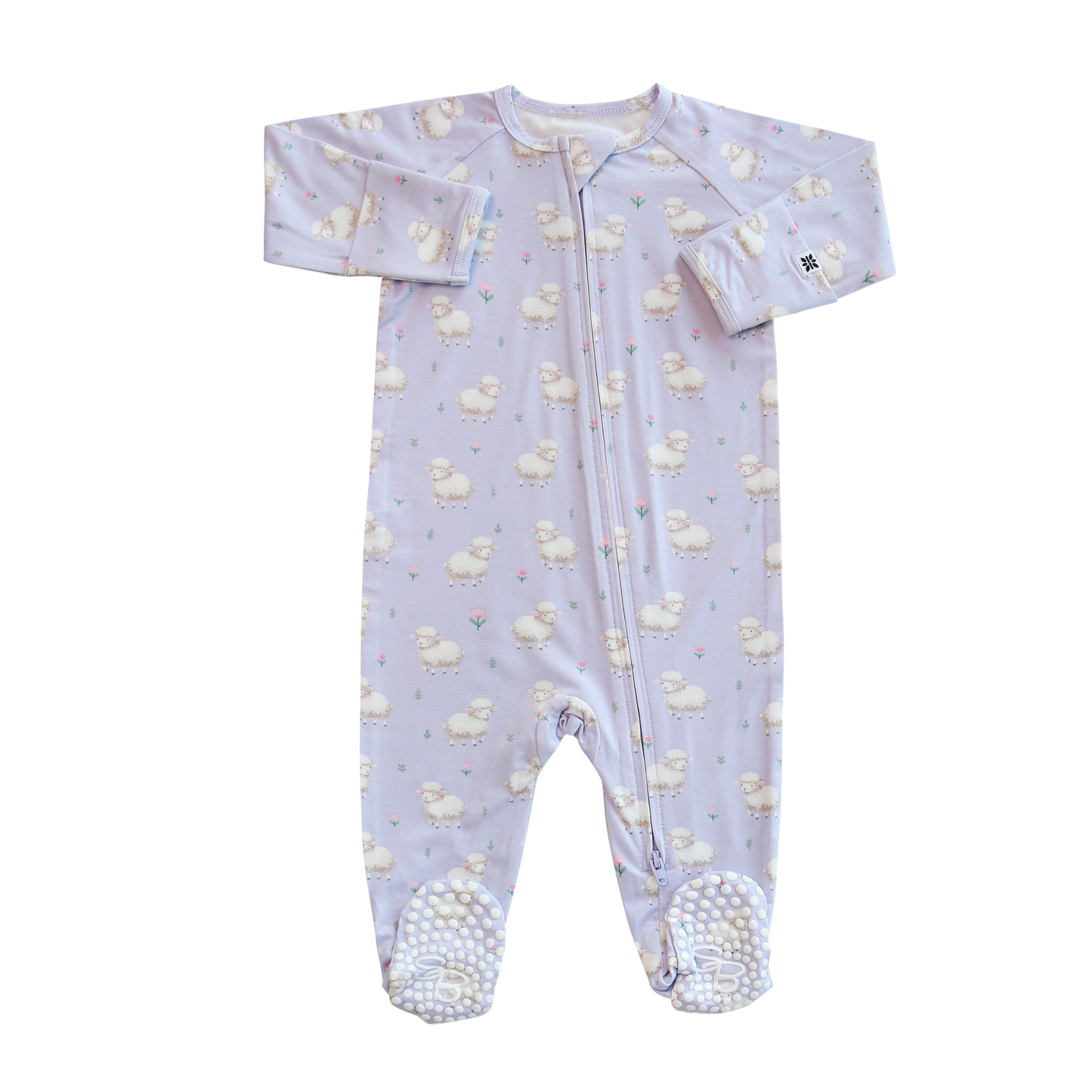 Little Sheep Ruffle Footie