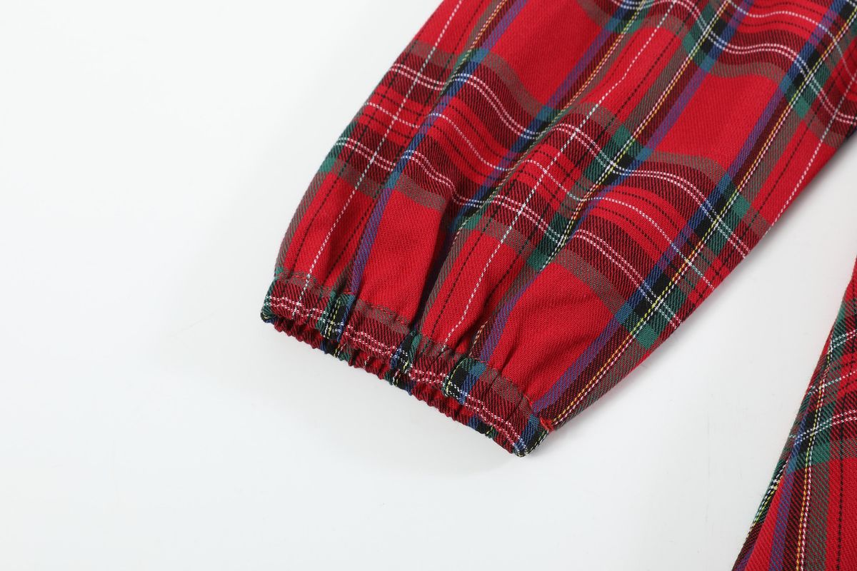Plaid Smocked Christmas Dress