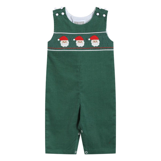 Santa Smocked Overalls
