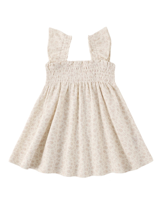 Smocked Jersey Dress