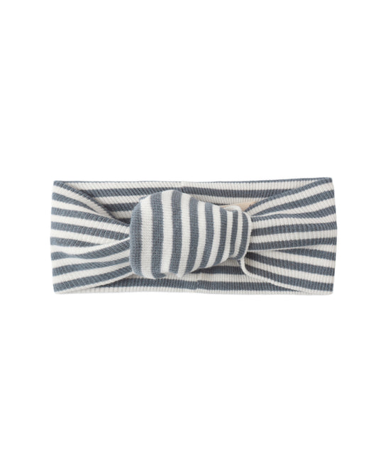 Knotted Headband-Ocean Stripe