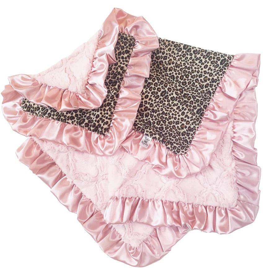 Baby Pink Cheetah Blanket