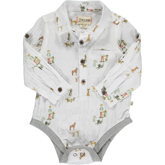 Jasper Bodysuit-Henry Print