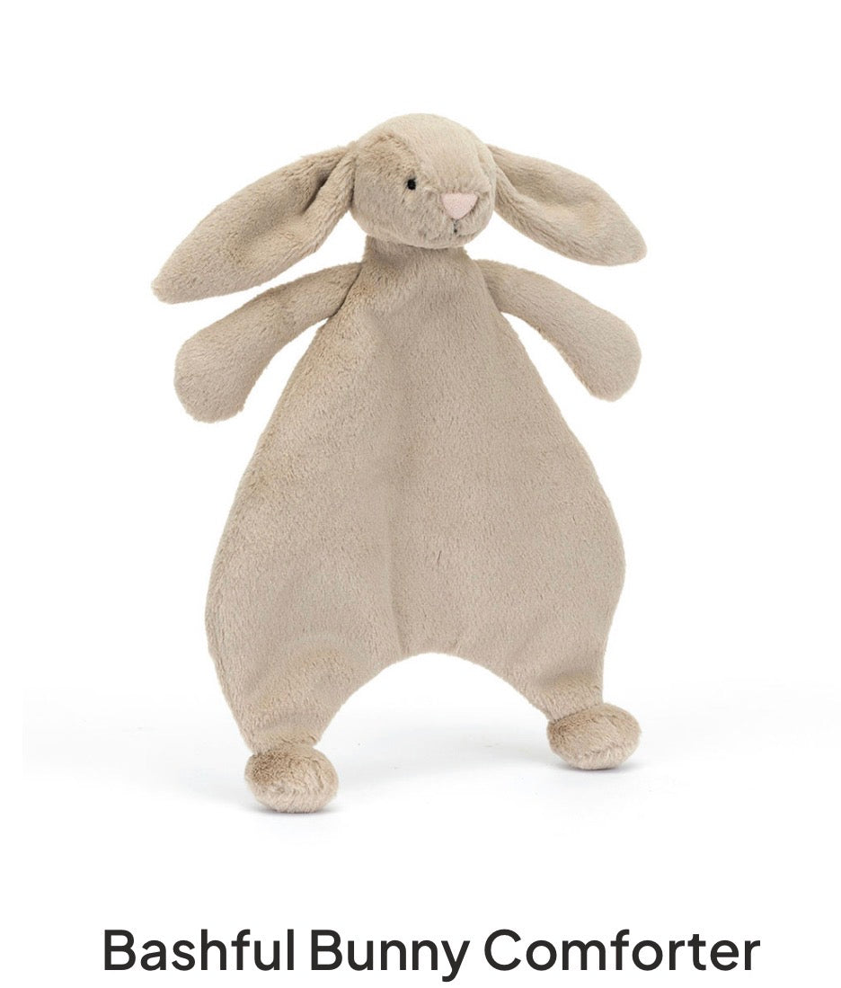Bashful Beige Bunny Comforter
