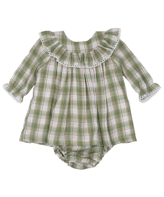 Mallard Grove Plaid Bloomer Set