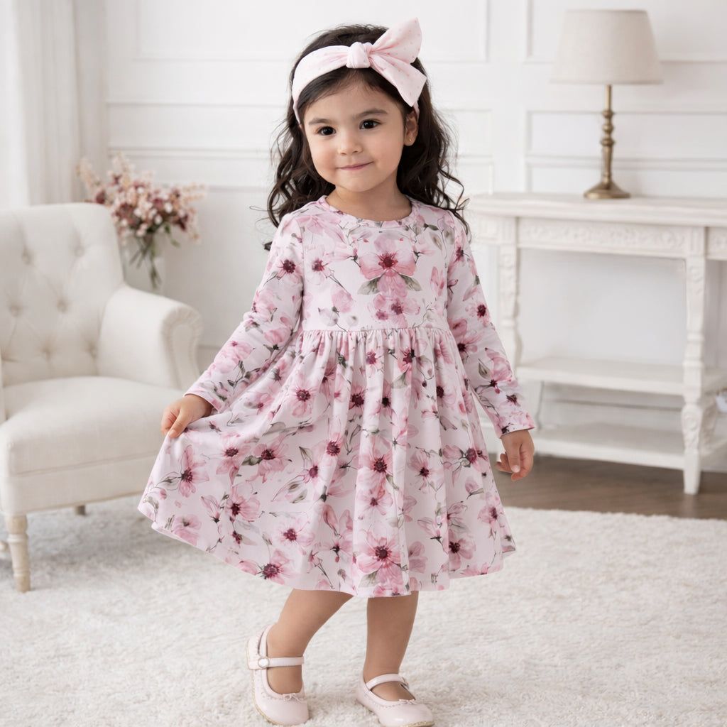 Watercolor Floral Dress