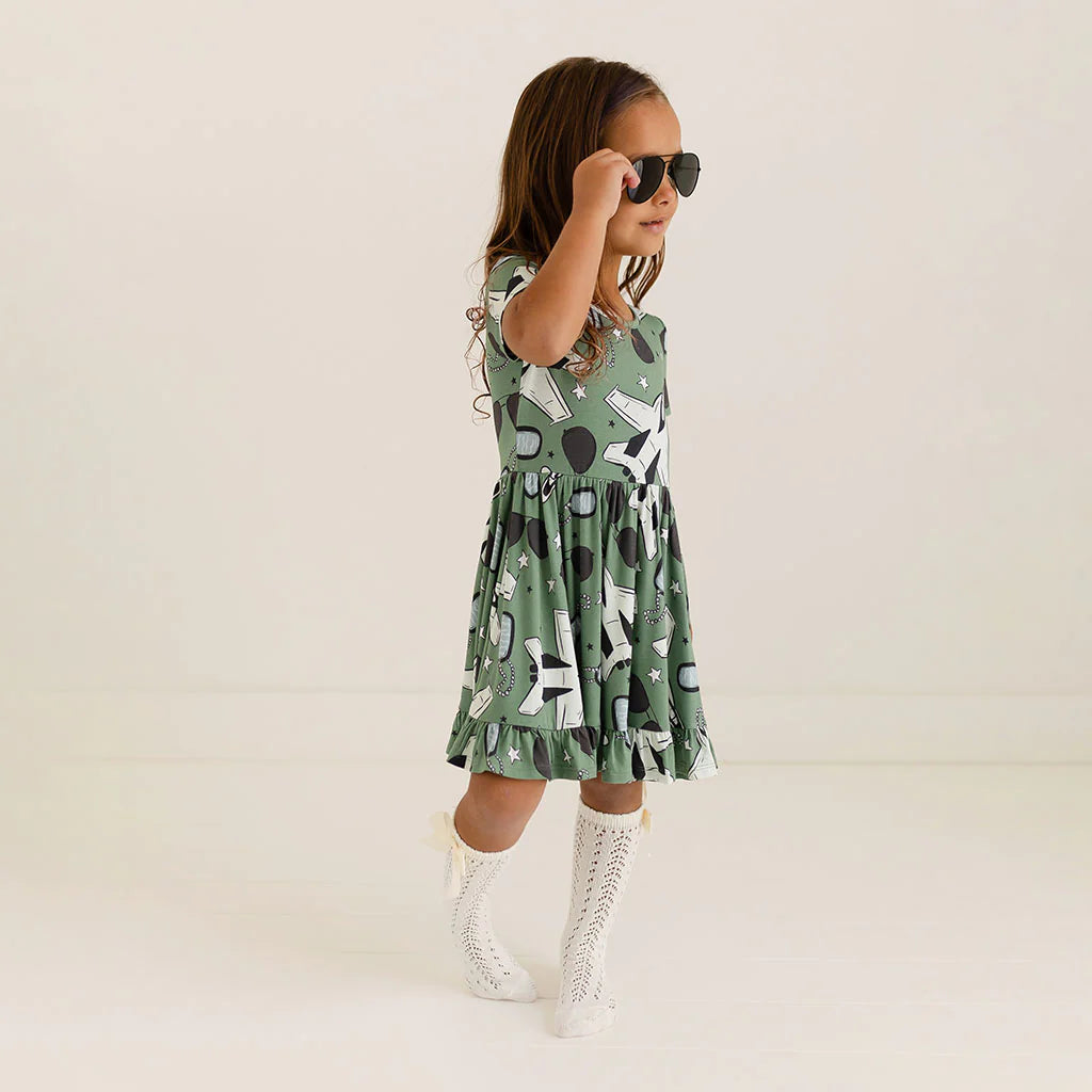 Airman SS Twirl Dress