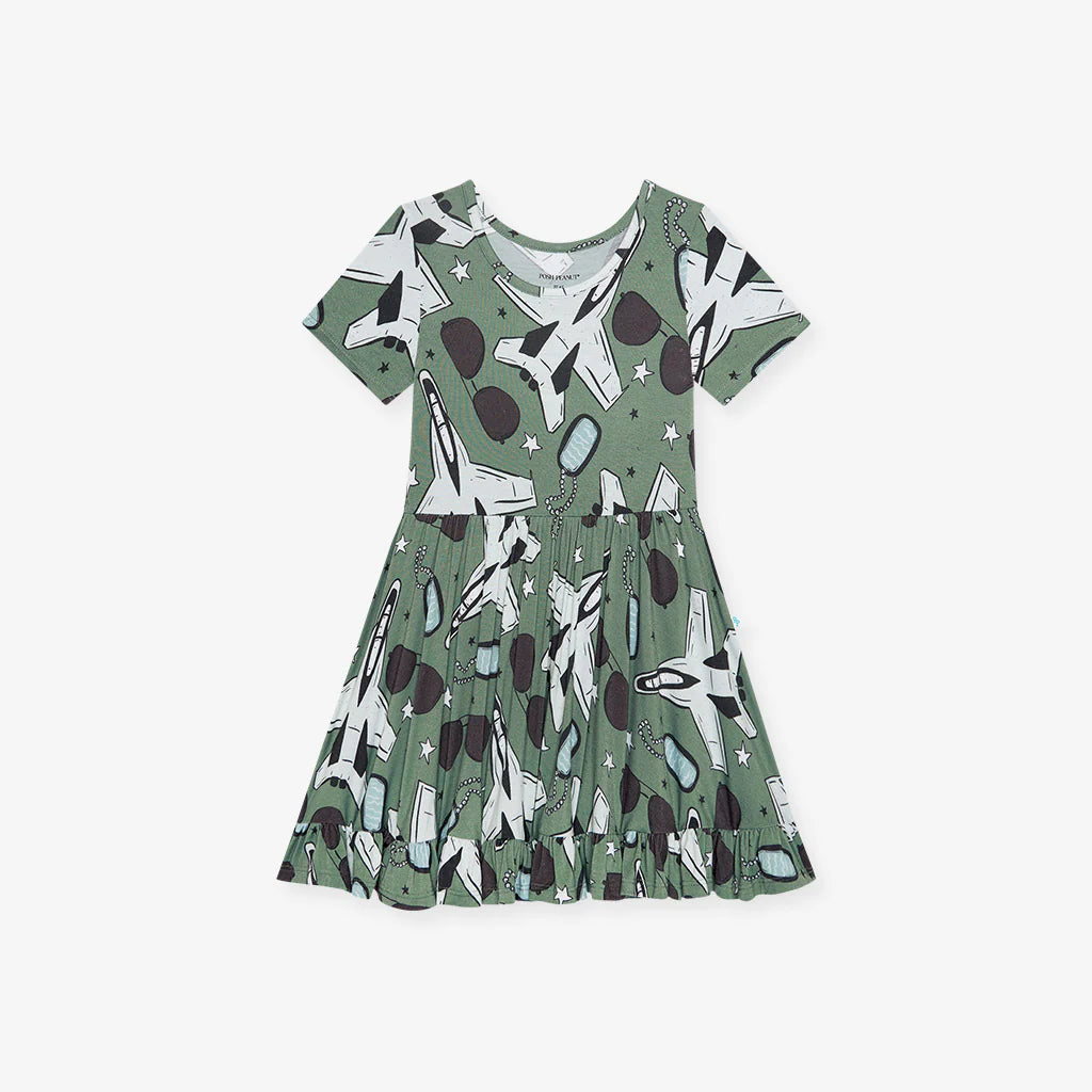 Airman SS Twirl Dress