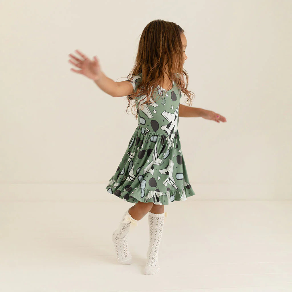 Airman SS Twirl Dress