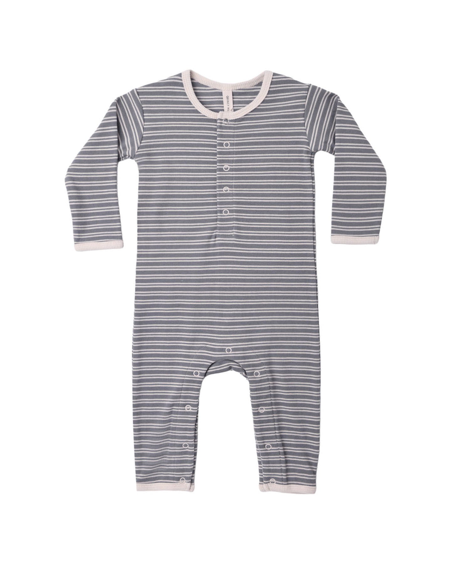 Slate Microstripe Jumpsuit
