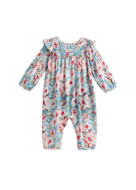 Floral Flutter Romper