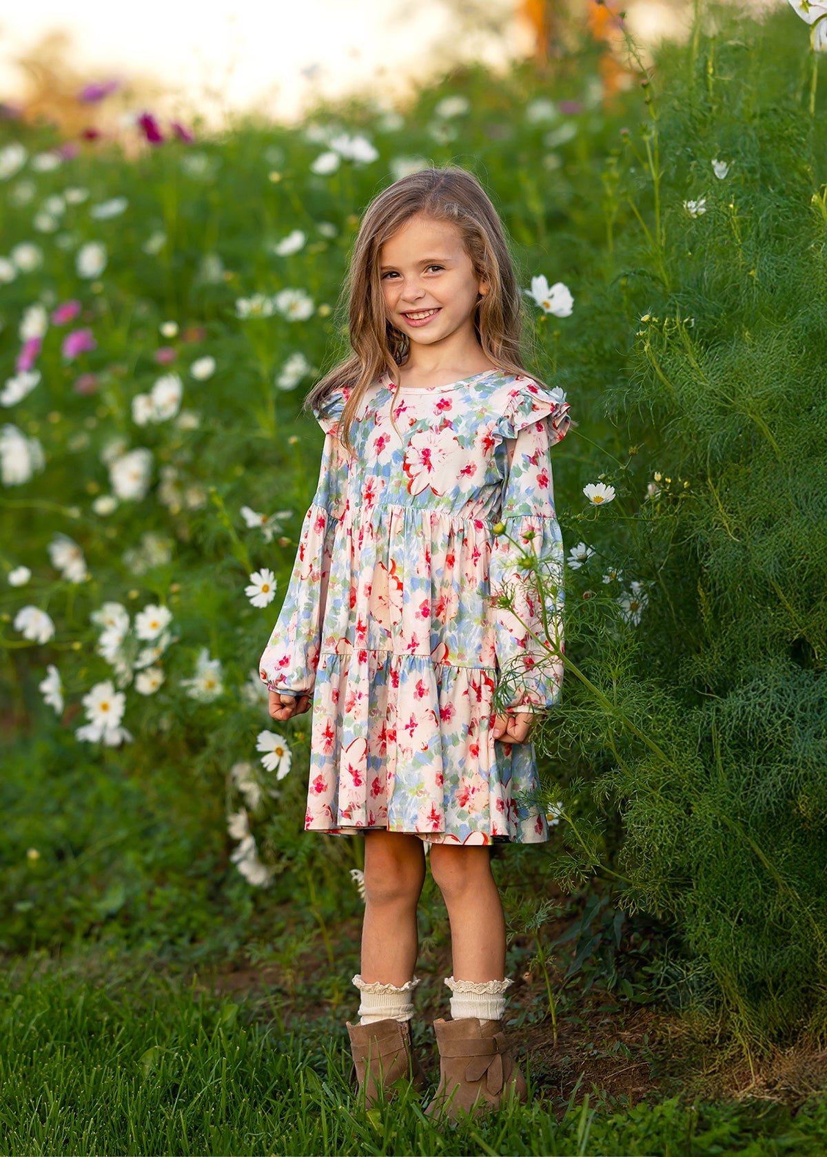 Floral Flutter Dress