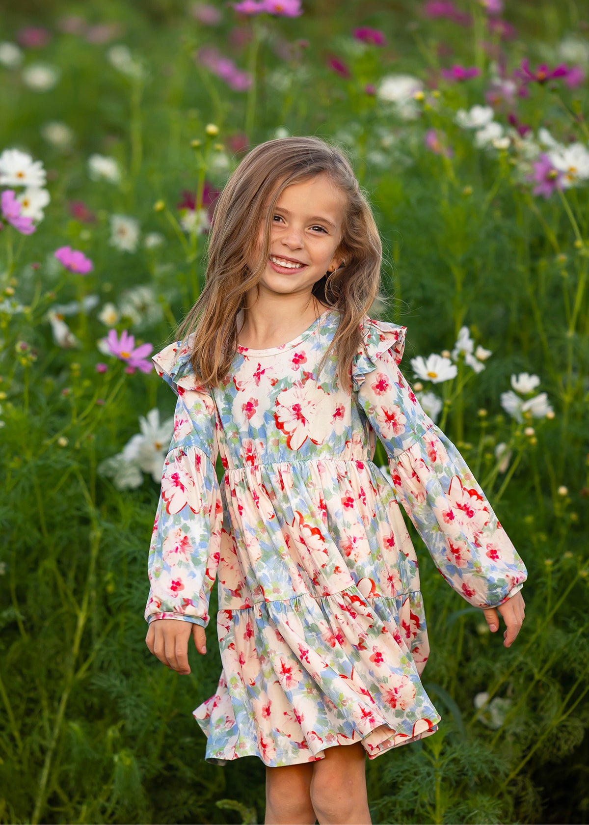 Floral Flutter Dress