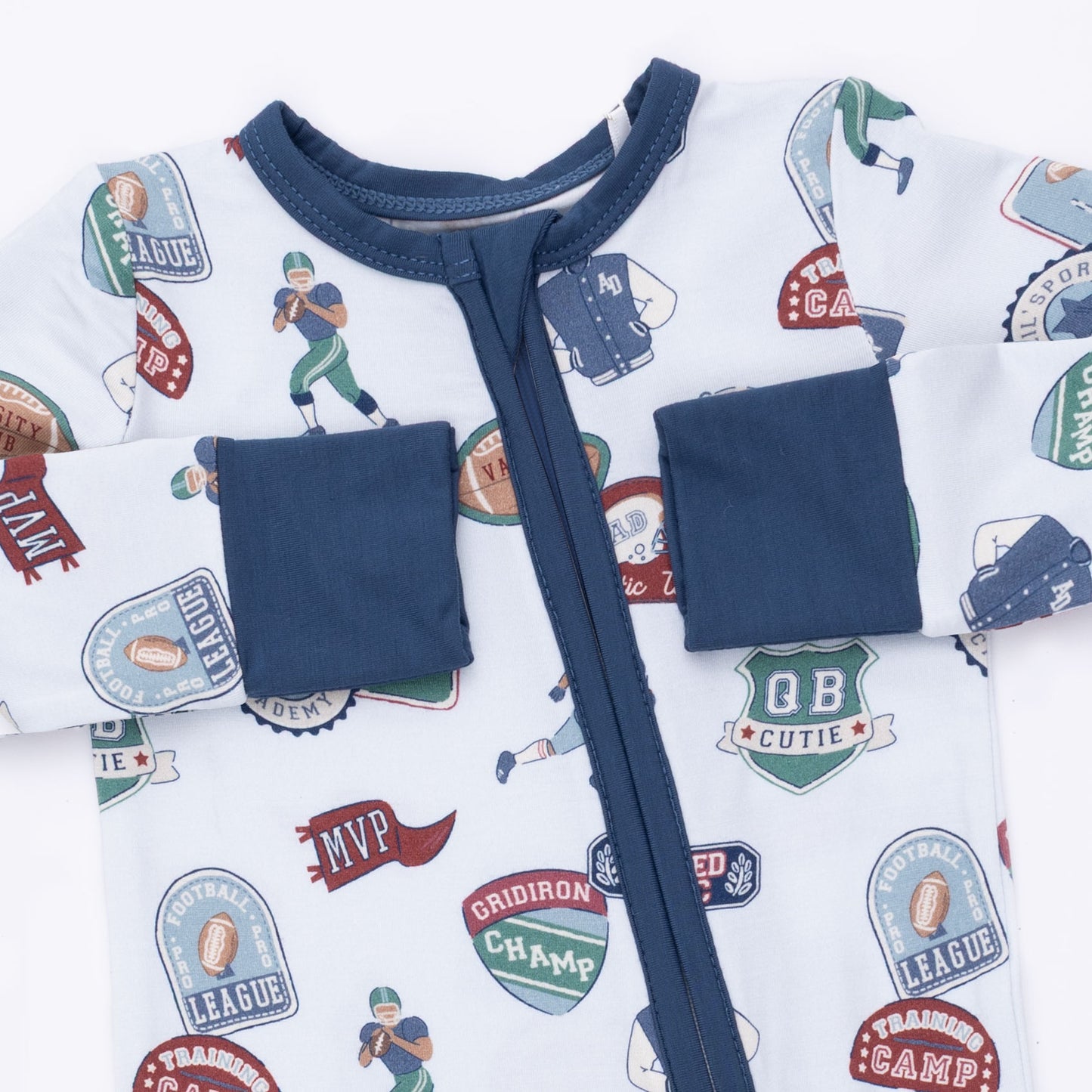 Football Patches Convertible Romper