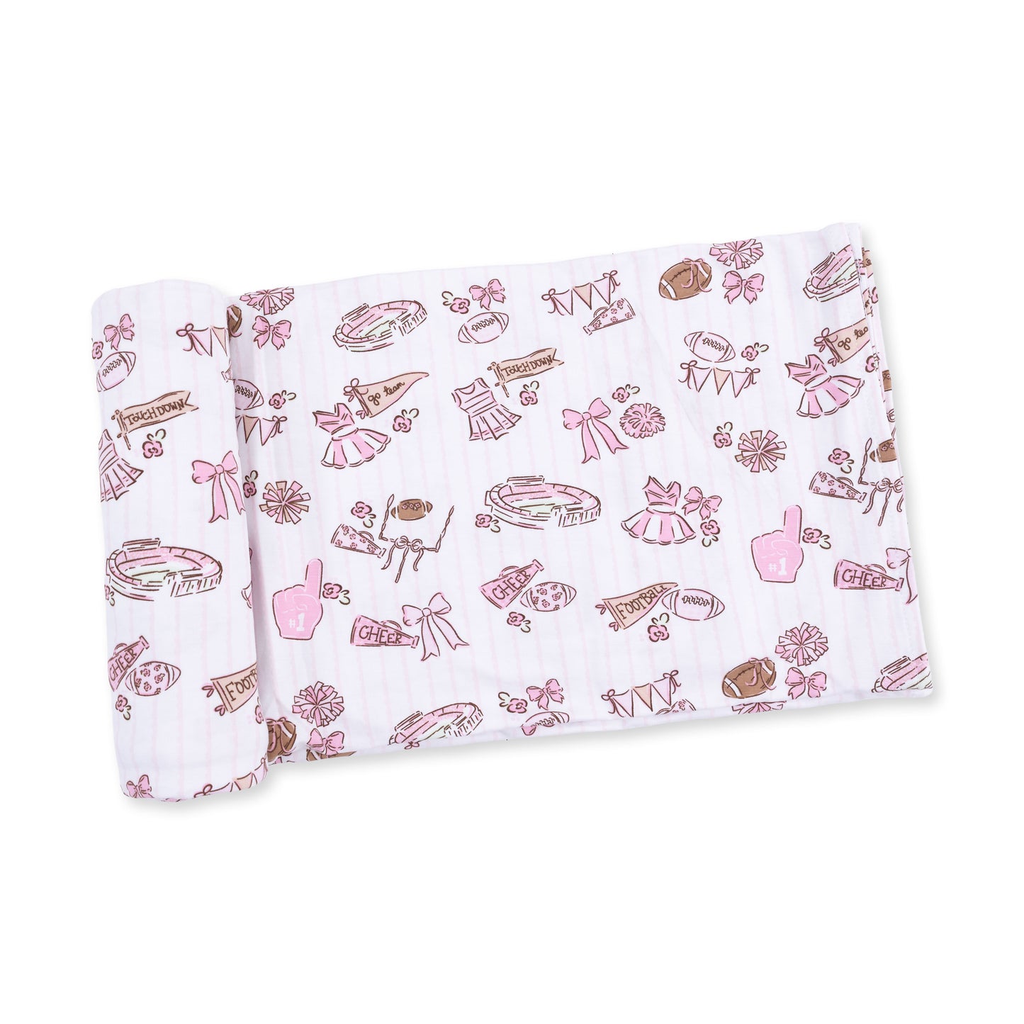 Football Cheer Swaddle Blanket