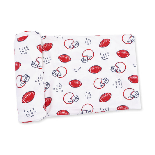 Touchdown Time Swaddle Blanket