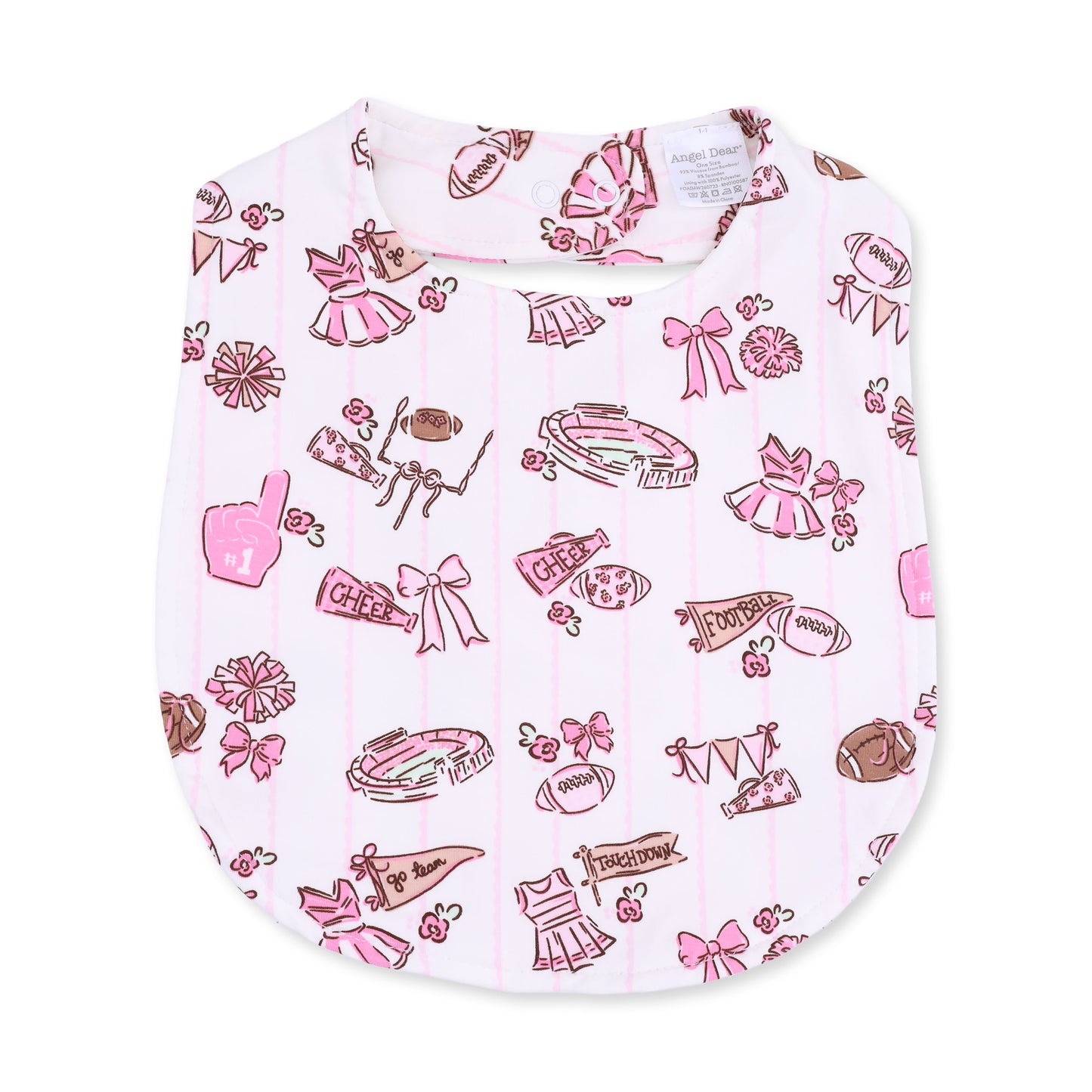 Football Cheer-Feeding Bib