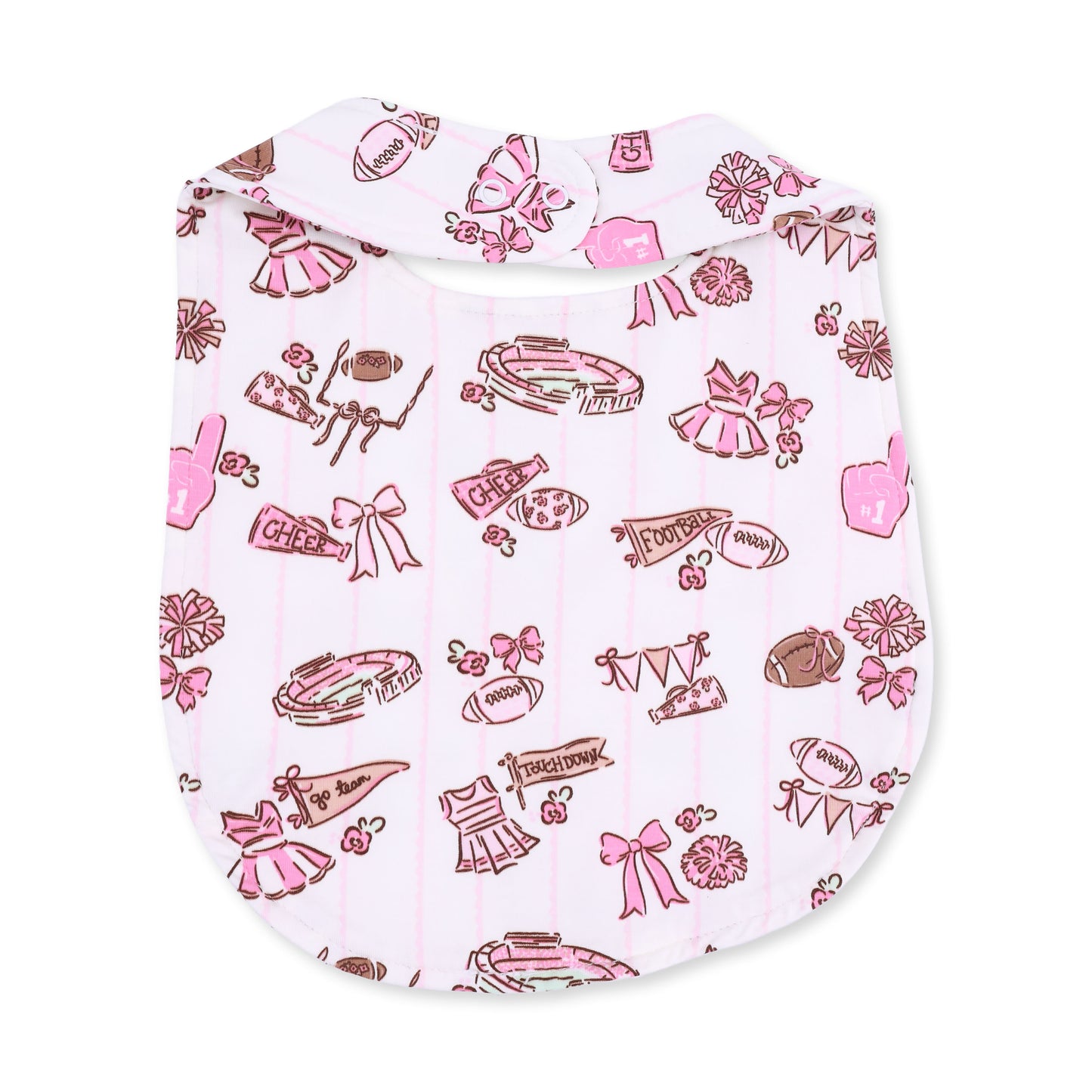 Football Cheer-Feeding Bib