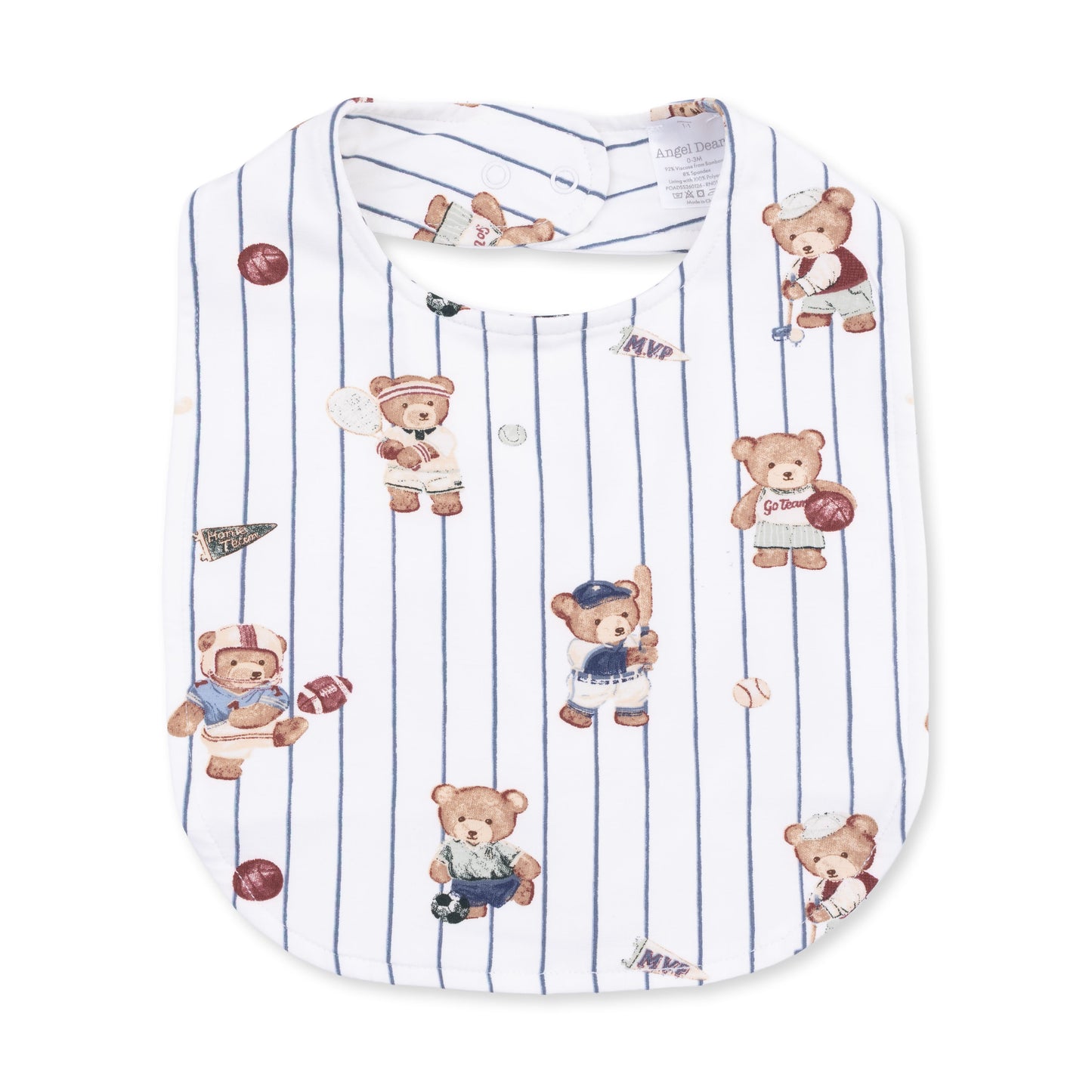Sports Bears-Feeding Bib