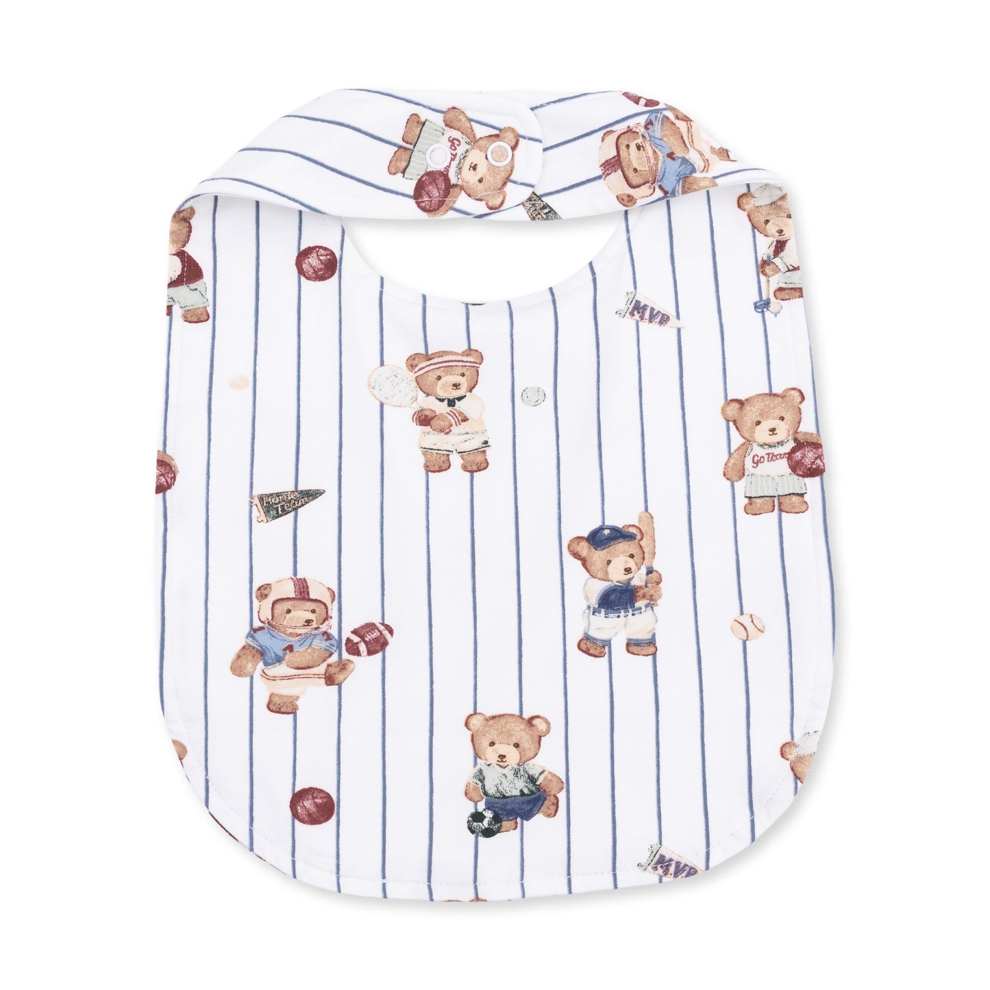 Sports Bears-Feeding Bib