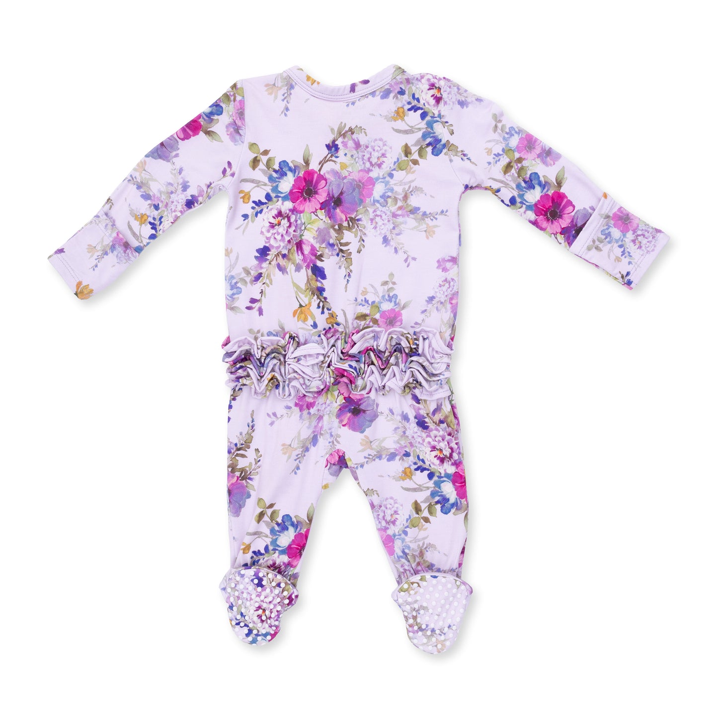 Dahlia Ruffle Back Footie