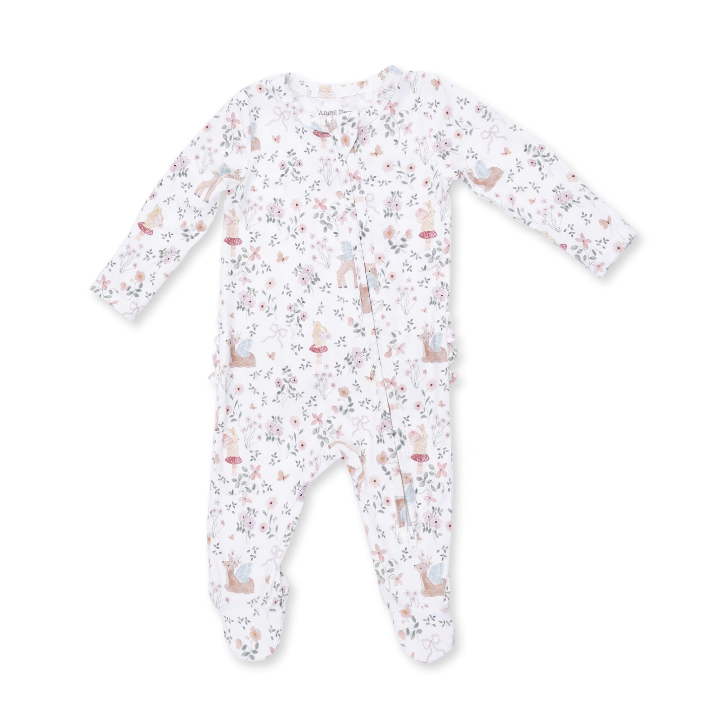 Enchanted Woodland Ruffle Back Footie