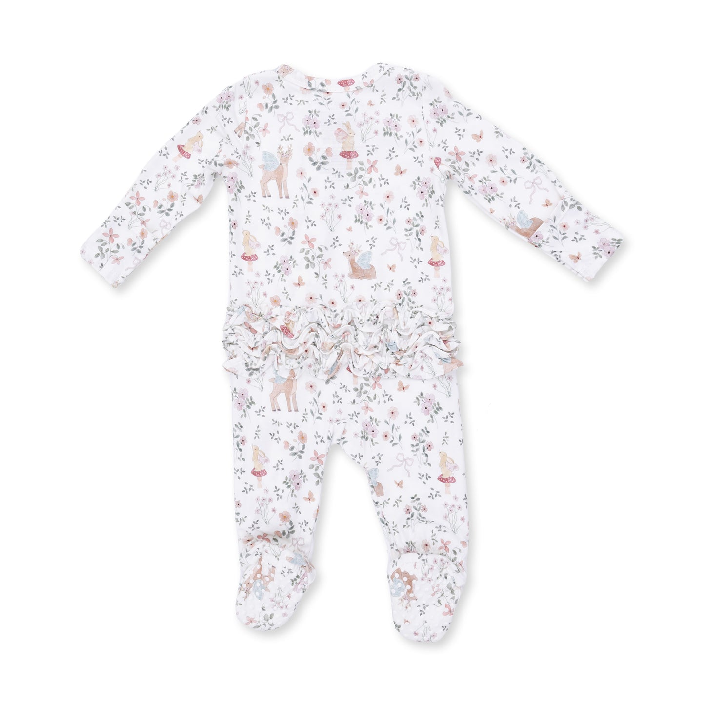 Enchanted Woodland Ruffle Back Footie