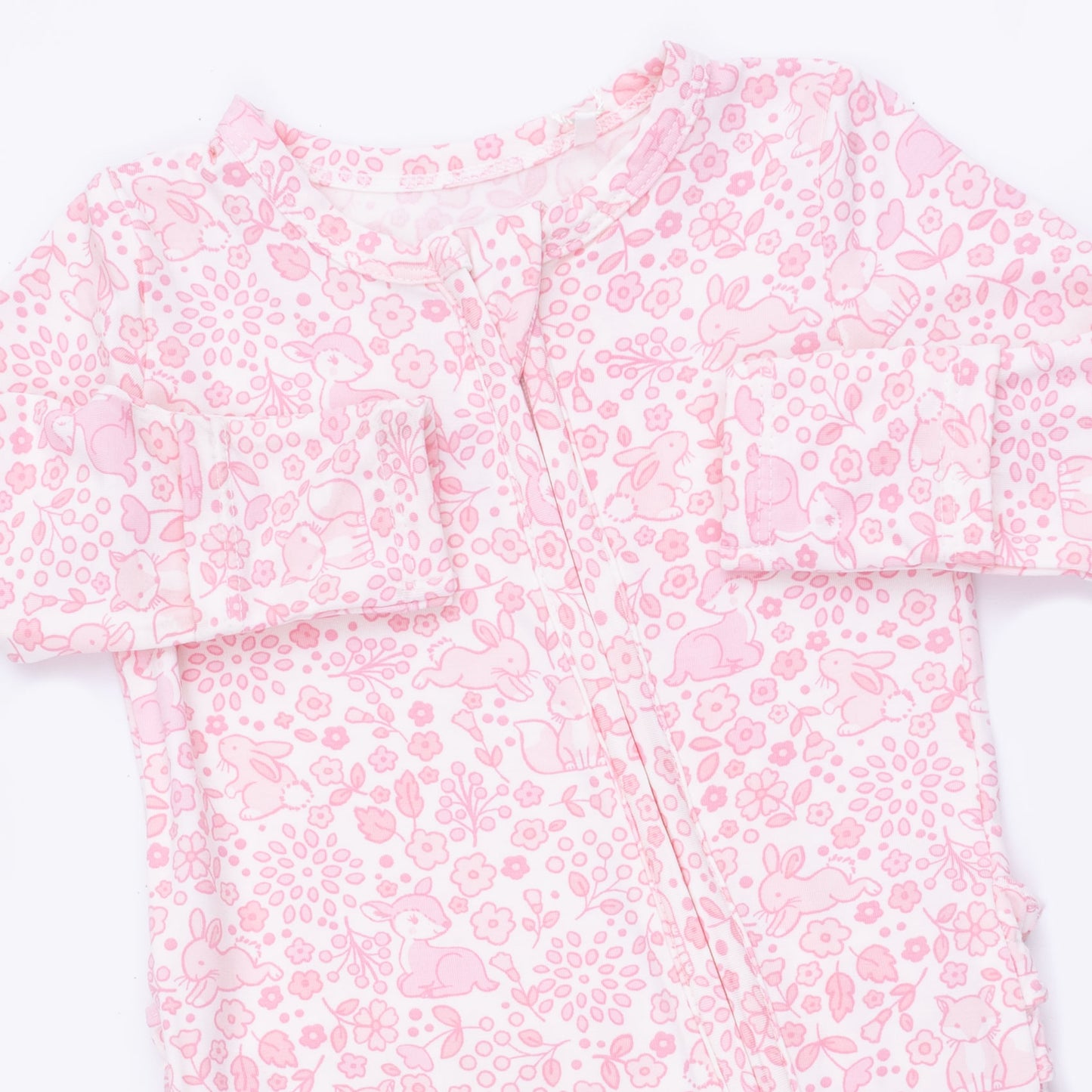 Baby Woodland Ruffle Back Footie