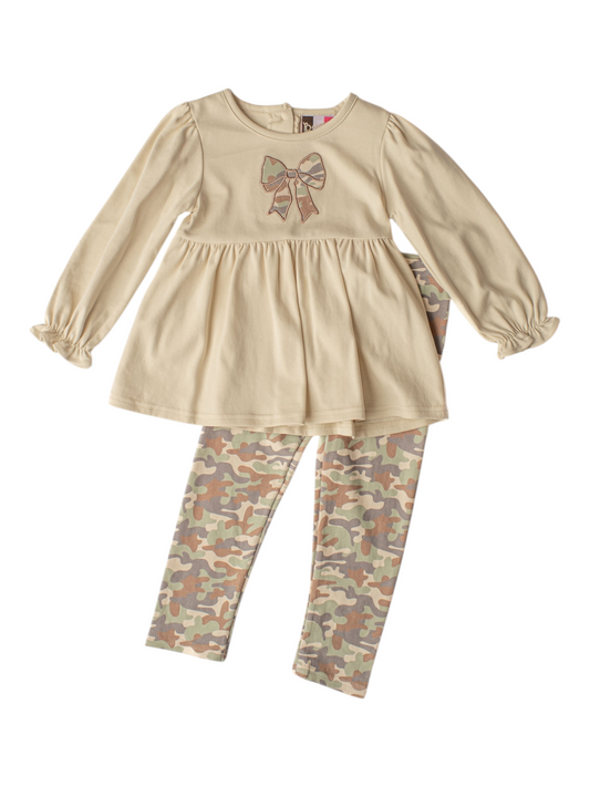 Camo Bow Legging Set