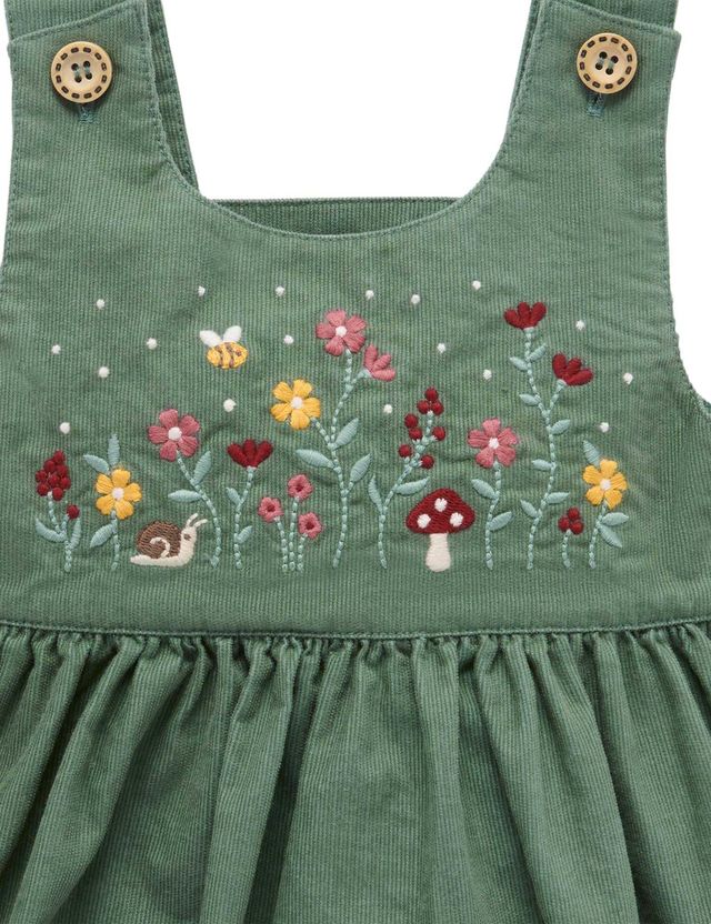 Corduroy Pinnie & Headband Set