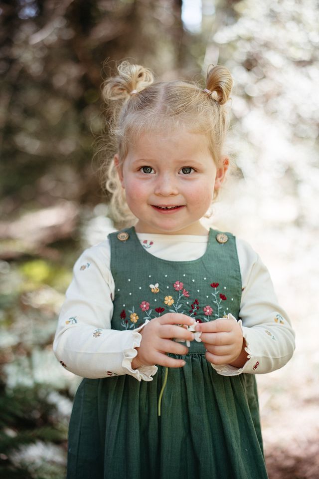 Corduroy Pinnie & Headband Set