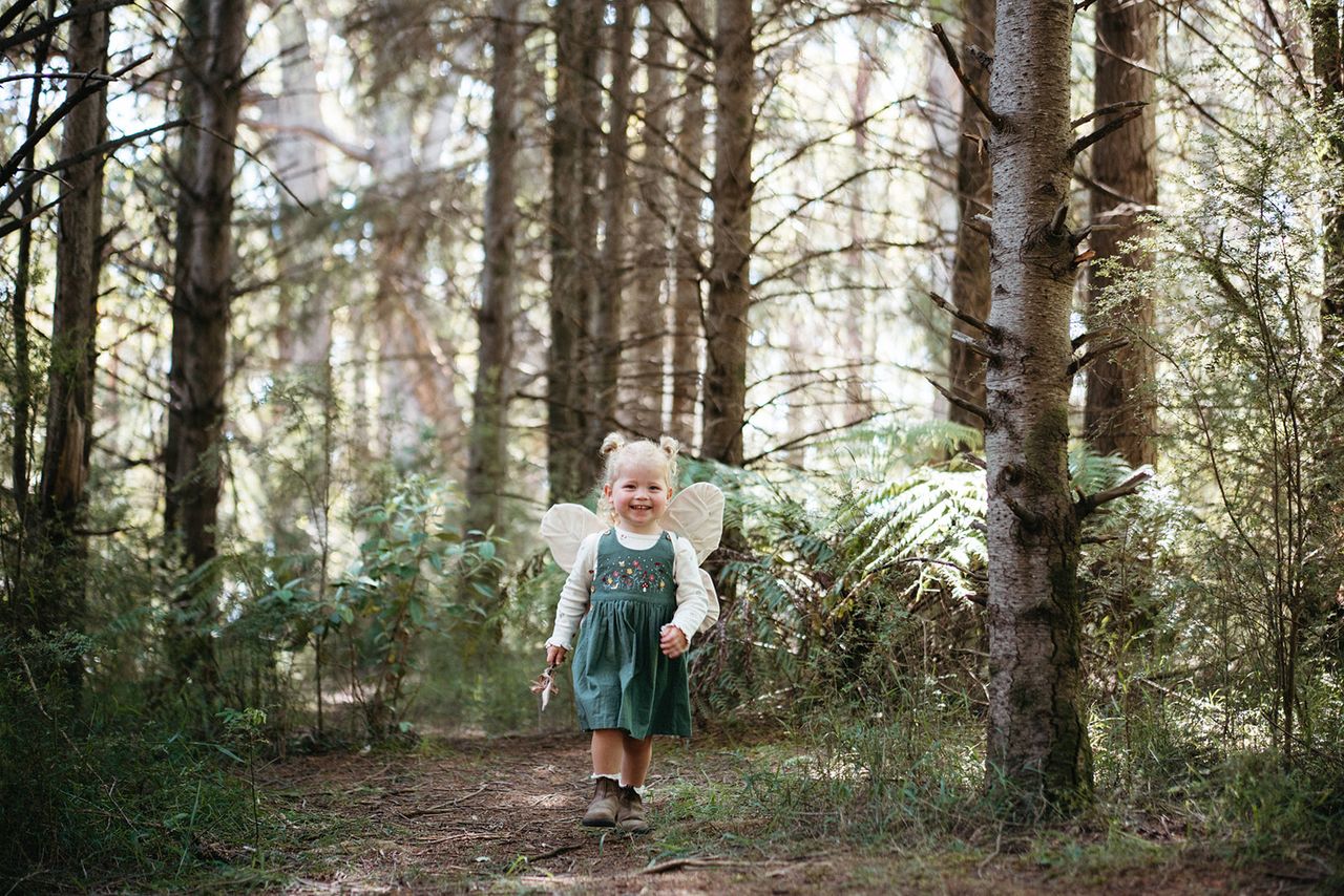 Corduroy Pinnie & Headband Set