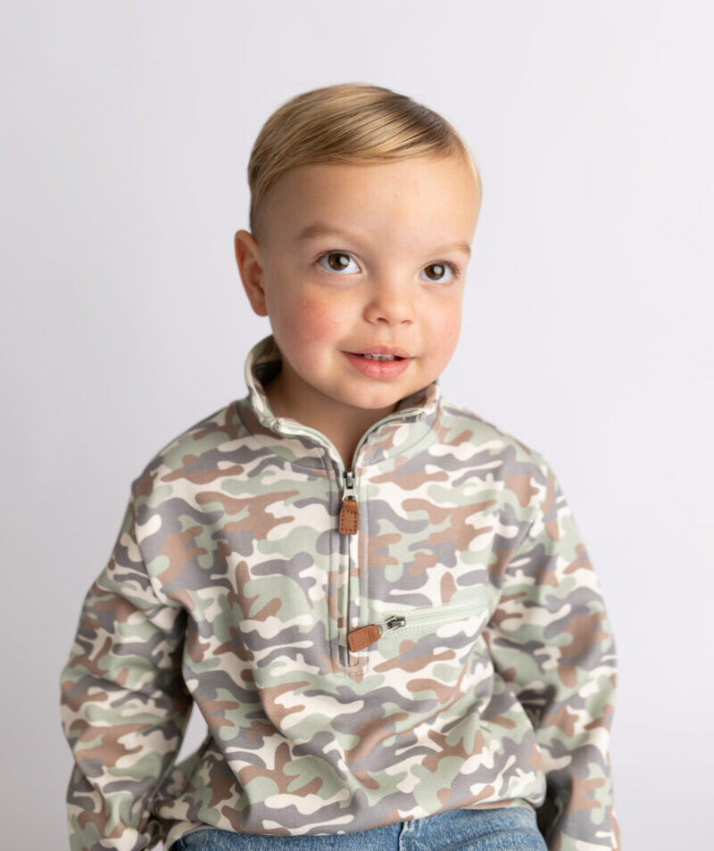 Kingston 1/4 Zip-Camo