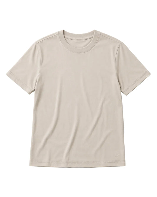 Bamboo Tee-Cream