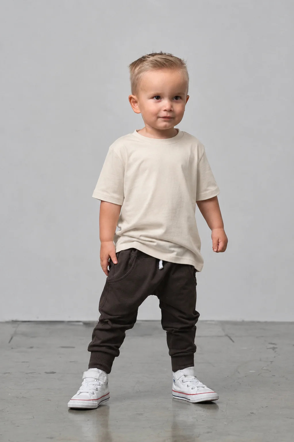 Bamboo Tee-Cream