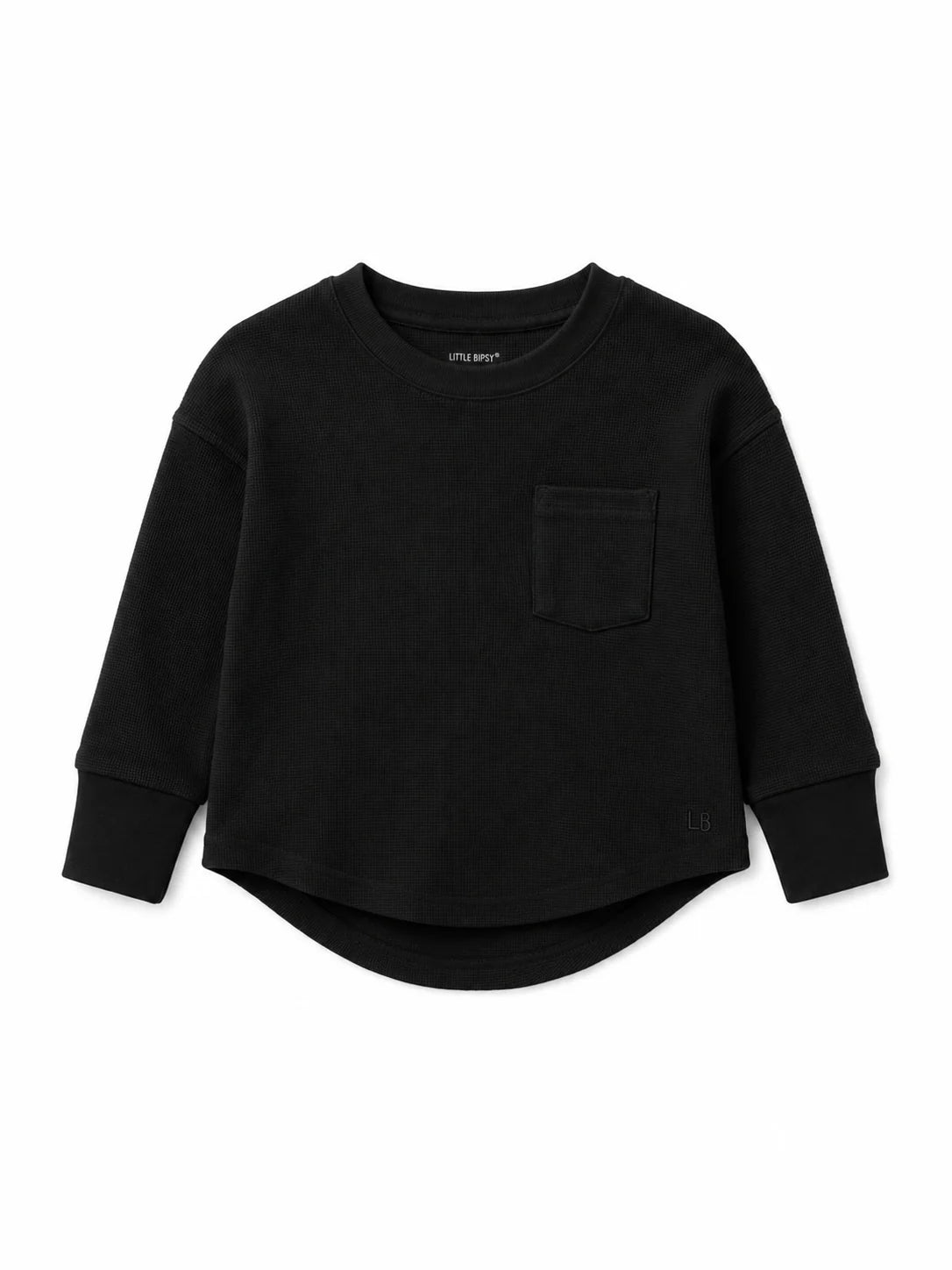 Waffle Top-Black
