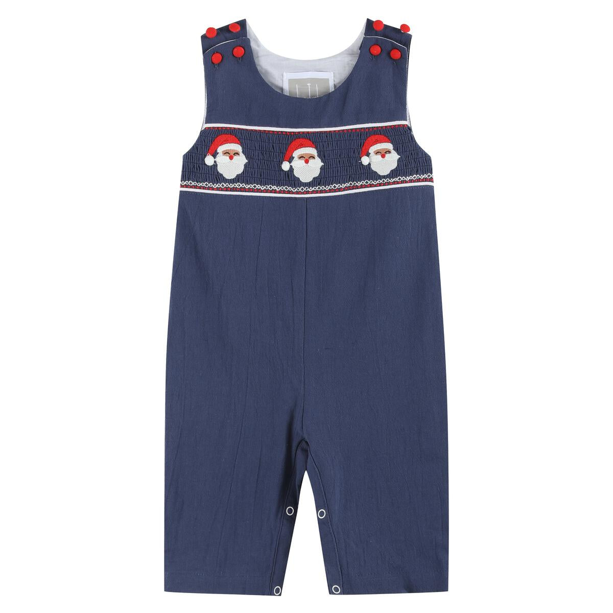 Navy Blue Santa Overalls