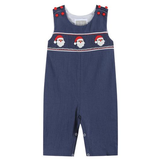 Navy Blue Santa Overalls