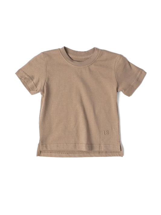 Elevated Tee-Taupe