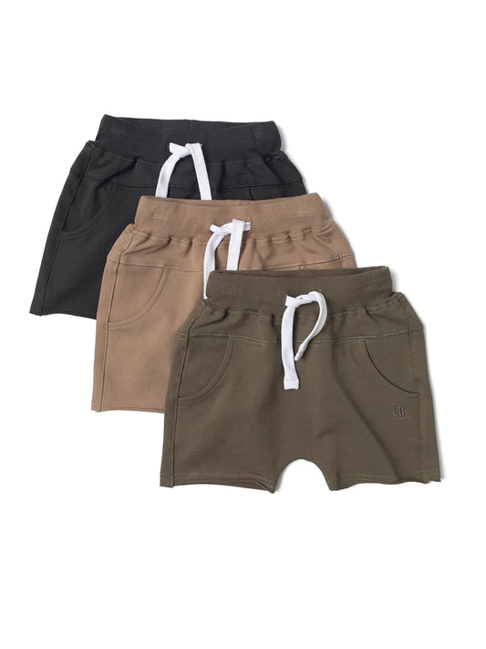 Raw Edge Harem Shorts