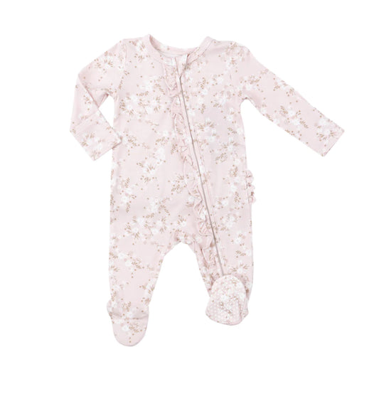 Floaty Day Daisies Ruffle Footie