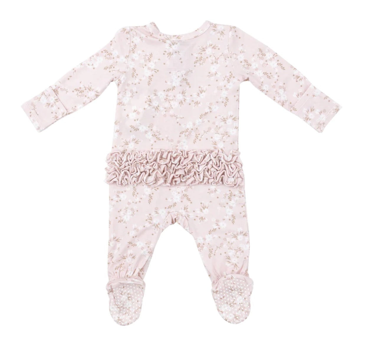 Floaty Day Daisies Ruffle Footie