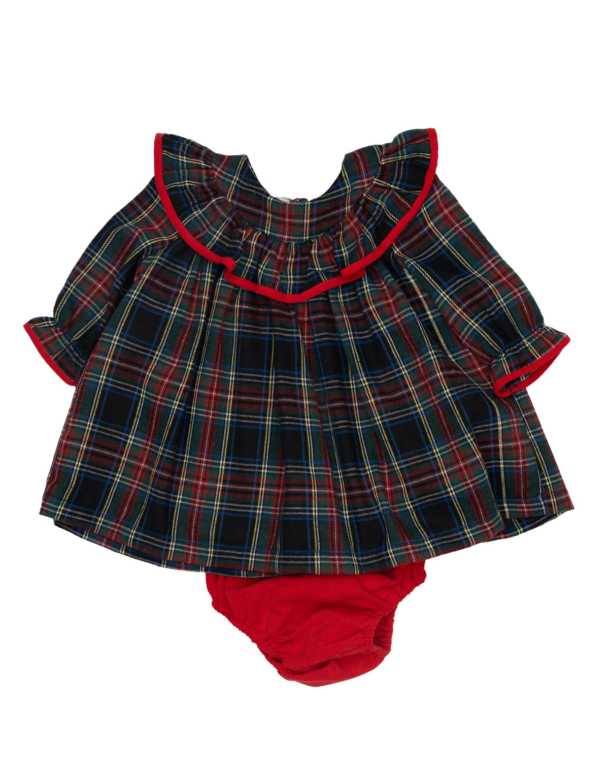 Layla Tartan Bloomer Set