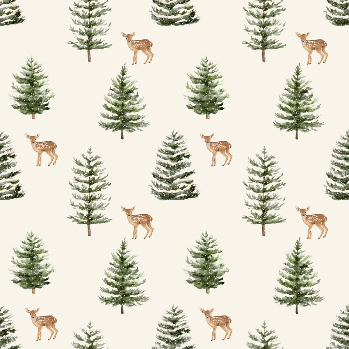 Winter Fawn Footie