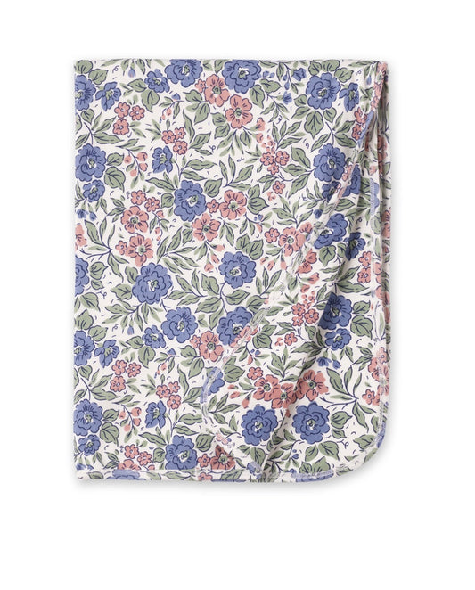 Vintage Floral Stroller Blanket