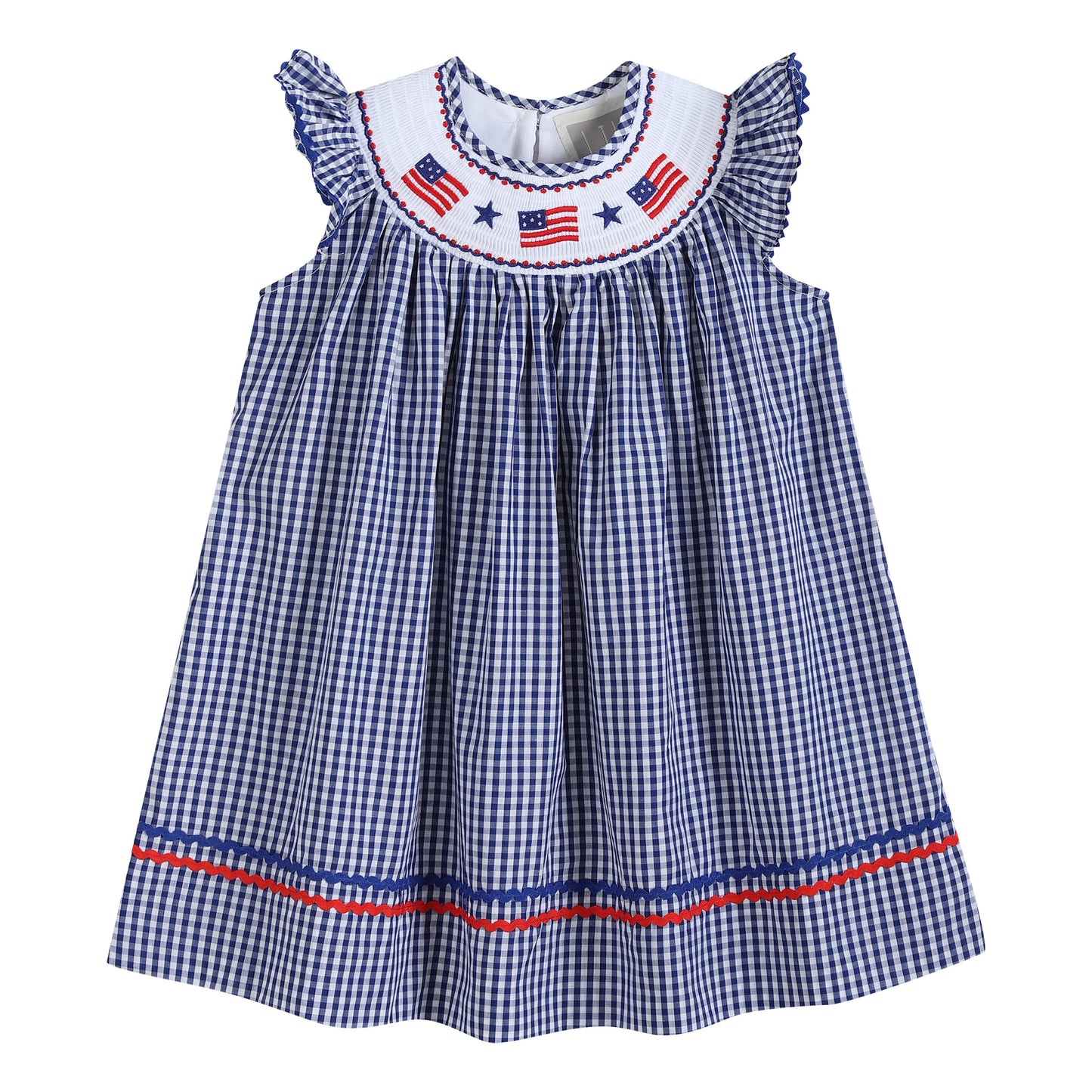 American Flag Smocked Dress