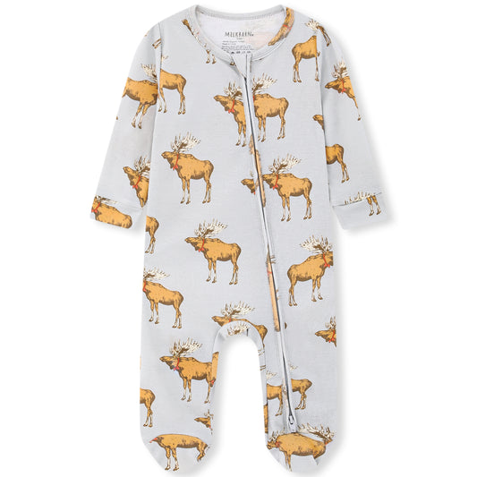 Moose Zipper Footie